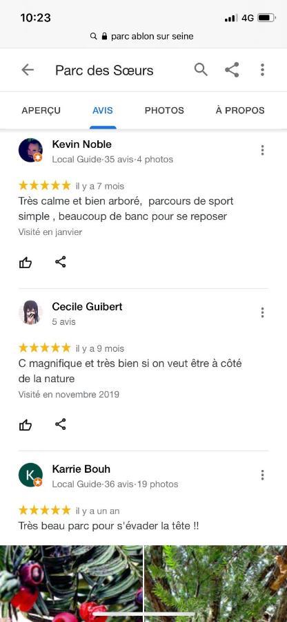 Charmant Room Chez Nous Bus Direct Orly Ablon-sur-Seine 外观 照片